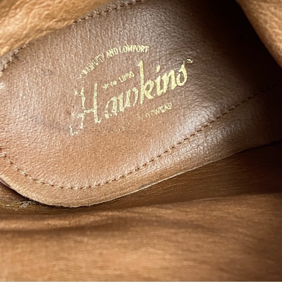 Hawkins Combat Boots Black Leather Lace Up Shoes Outdoor Military Mens 41 US 8 - Picture 10 of 14